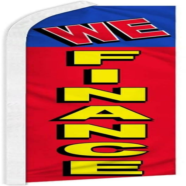 We Finance Swooper Feather Flag We Finance Swooper Feather Flag